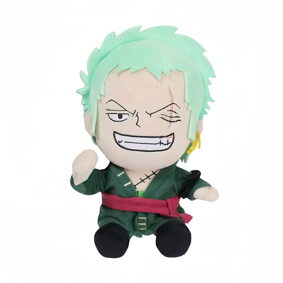 Japanese Anime 25Cm One Piece Original Plush Toys Cartoonfigure Luffy Chopper Ace Roronoa Zoro Cute Stuffed Doll Kids Xmas Gifts