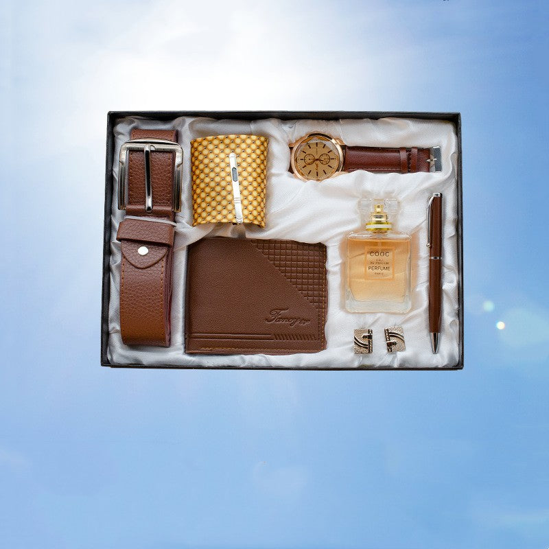 Men'S Eight-Piece Set Gift Business Festival Practical Gift Suit