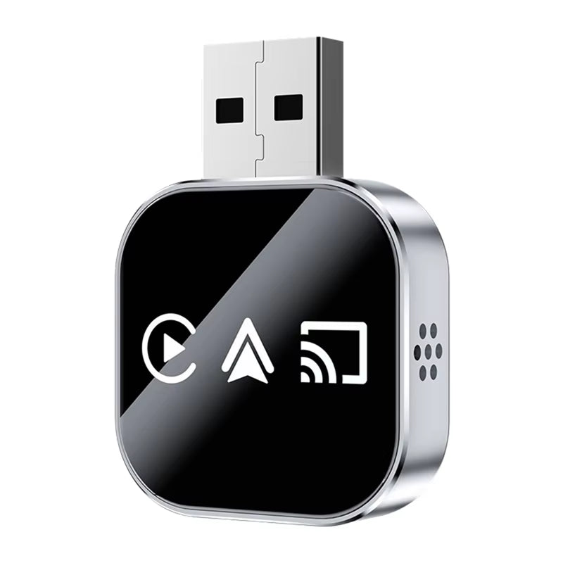 B27B Wired USB Carplay Adapter 3 in 1 Wireless Smart Mirror Link Android Auto Plug and Play Dongle B
