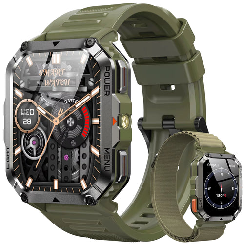 2025 New Outdoor Smartwatch 900Mah W70 Pro 2.01'' TFT HD Screen Waterproof Men Watches with Emergency Lighting Compass