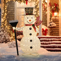5 FT Lighted Pop-Up Snowman Outdoor Christmas Decoration with 200 LED Lights