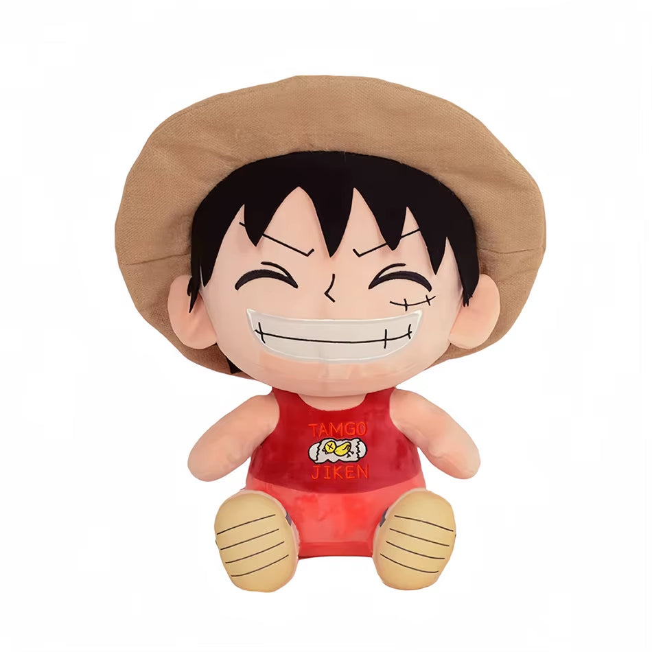 Japanese Anime 25Cm One Piece Original Plush Toys Cartoonfigure Luffy Chopper Ace Roronoa Zoro Cute Stuffed Doll Kids Xmas Gifts