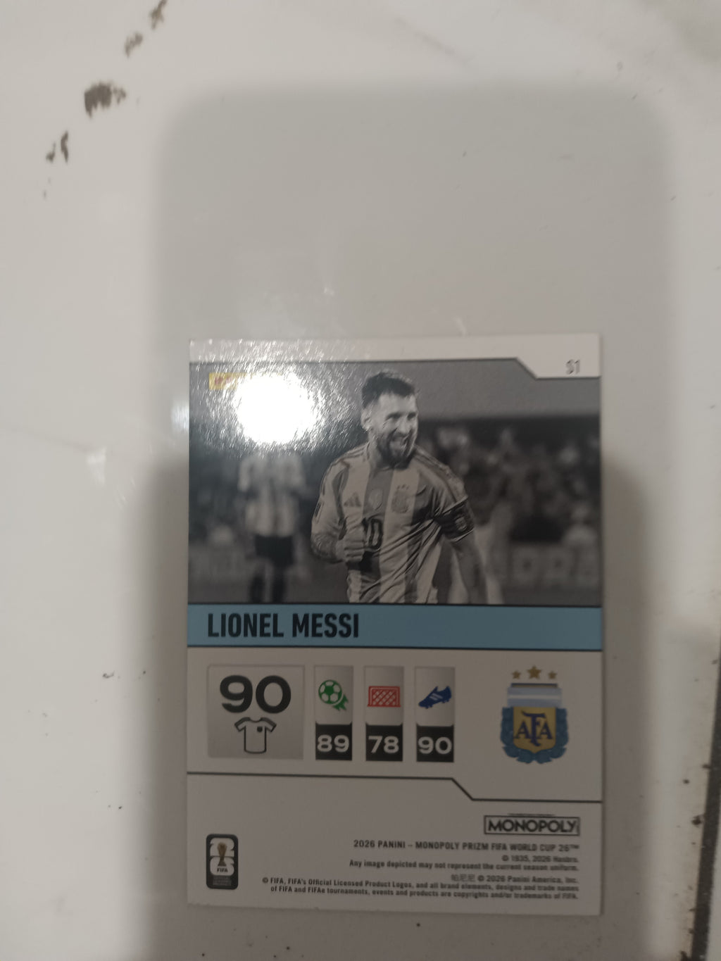 Lionel Messi Card