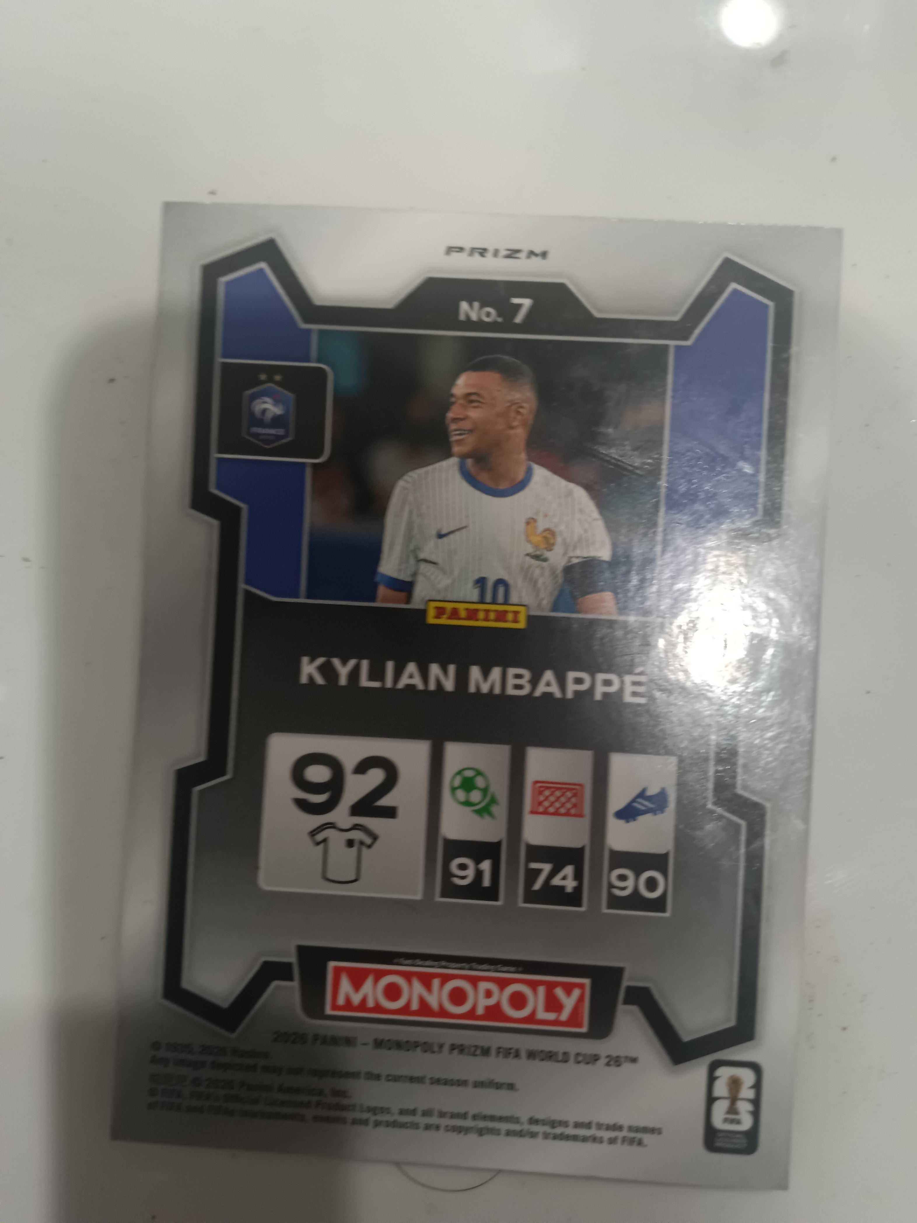 Kylian Mbappe Gold Card