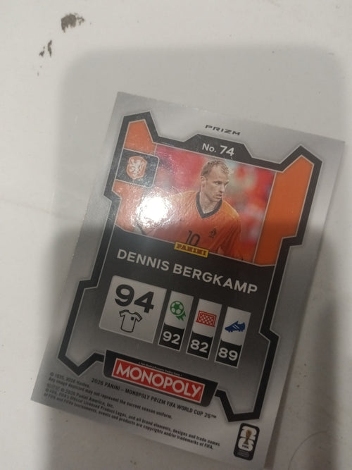 Dennis Bergkamp Gold Card